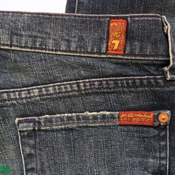 NWOT 7 For All Mankind Dojo Jeans Size 27 - Picture 6 of 9